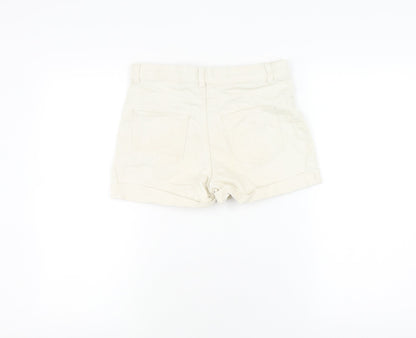 H&M Girls' Beige Shorts, Size 12-13, Casual Summer Wear