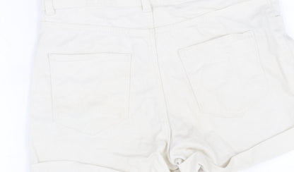 H&M Girls' Beige Shorts, Size 12-13, Casual Summer Wear