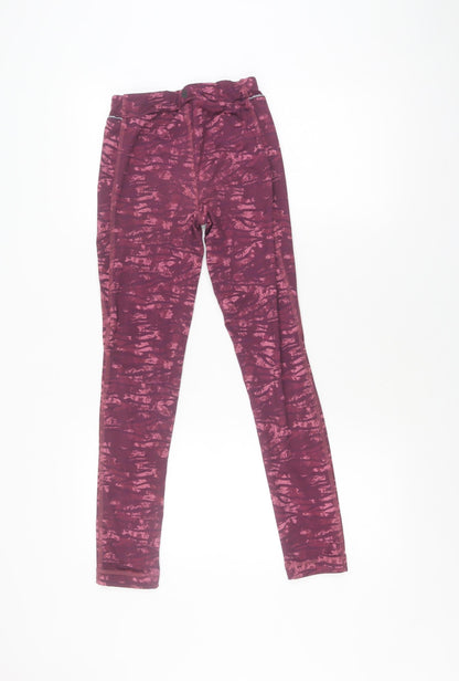 Regatta Teens Purple Tie Dye Leggings 11-12 Gym Jogging
