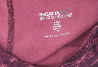 Regatta Teens Purple Tie Dye Leggings 11-12 Gym Jogging