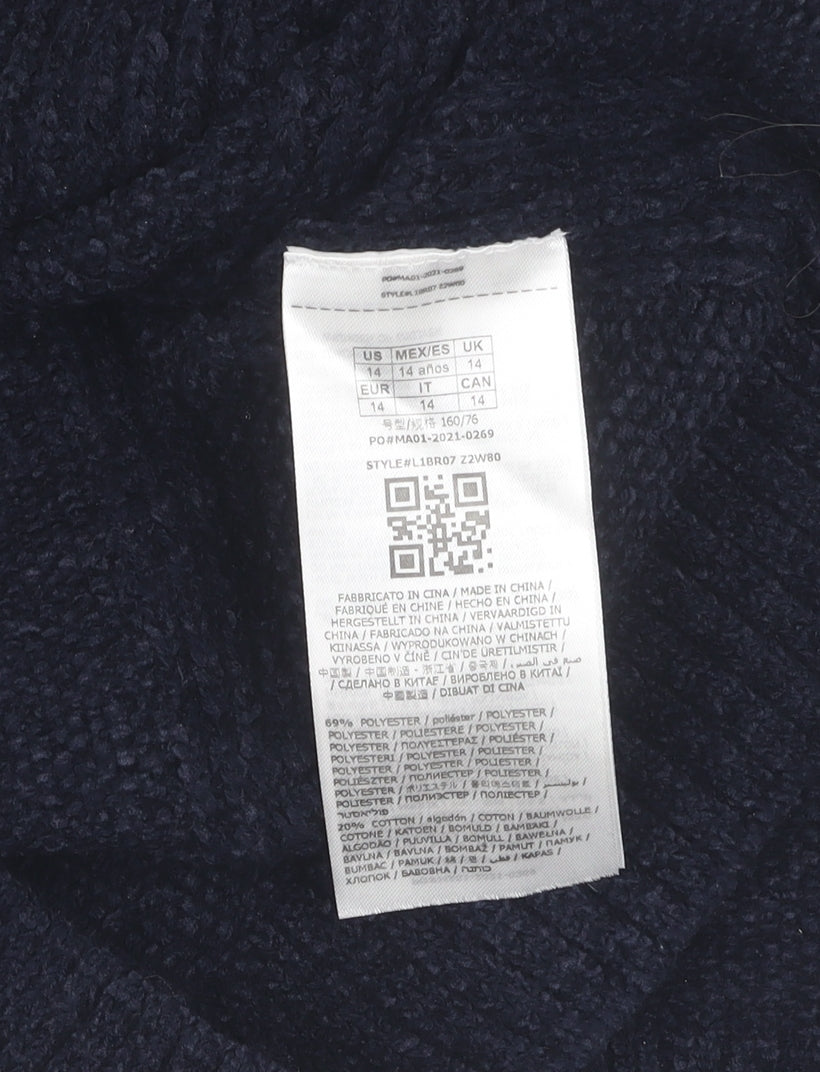 Guess Boys Black Pullover Jumper - Size 14 - Winter