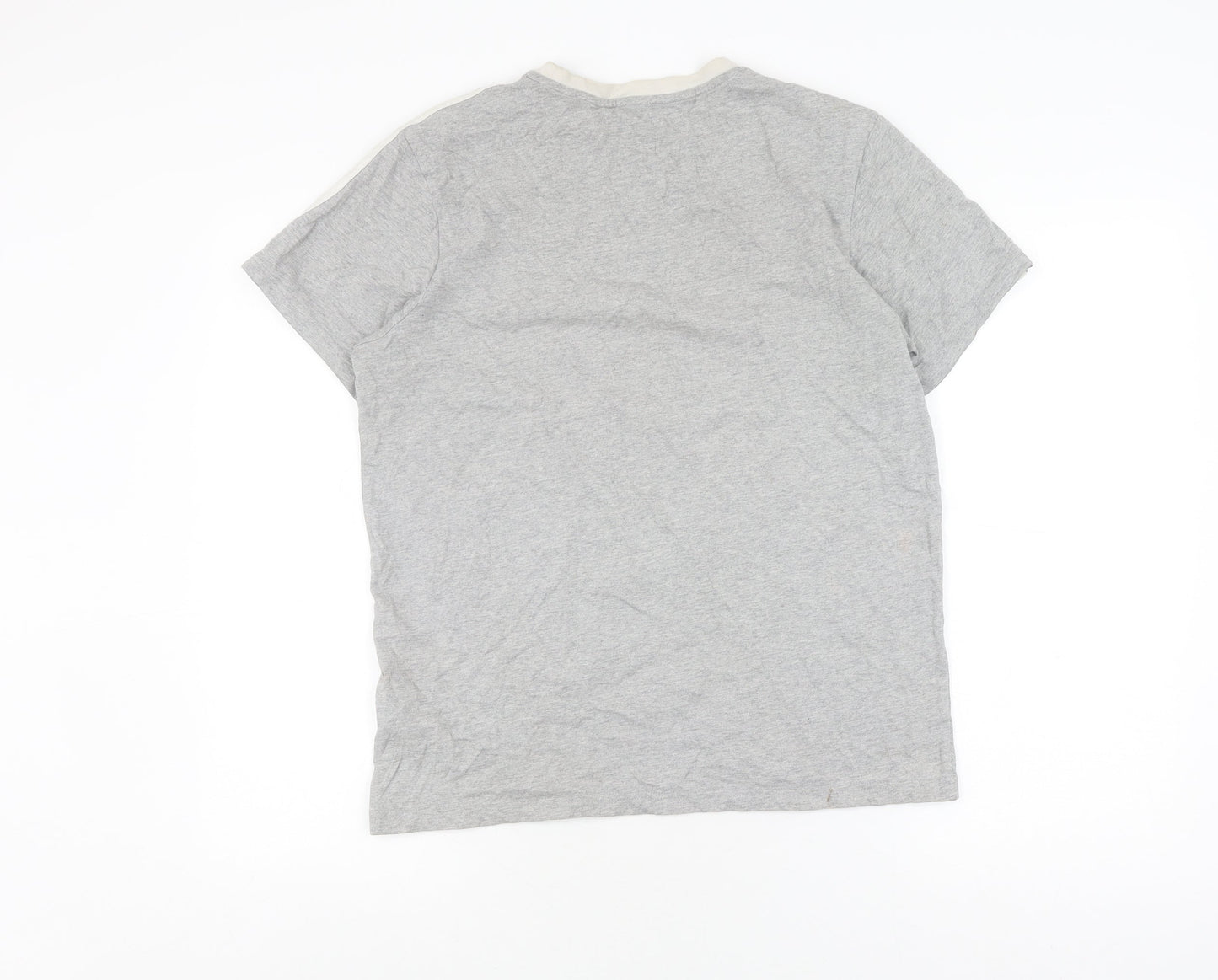 Unisex Adults UK Size S adidas Grey Basic T-Shirt