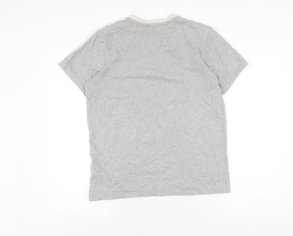Unisex Adults UK Size S adidas Grey Basic T-Shirt
