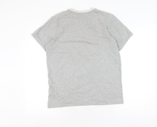Unisex Adults UK Size S adidas Grey Basic T-Shirt