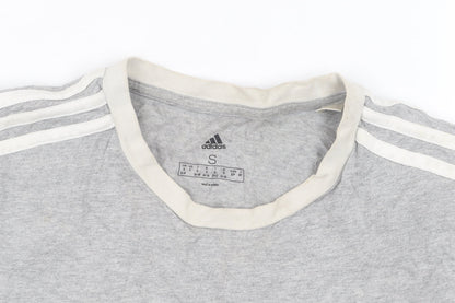 Unisex Adults UK Size S adidas Grey Basic T-Shirt