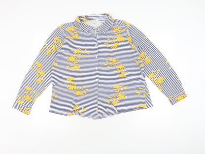 Womens UK Size L Woolovers Multicoloured Basic Button-Up