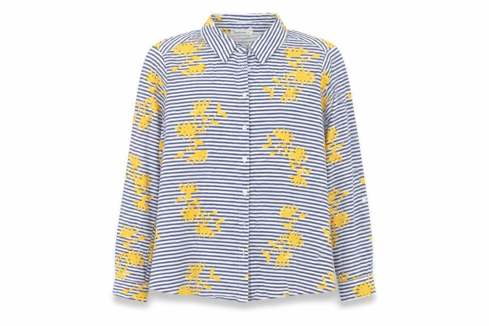 Womens UK Size L Woolovers Multicoloured Basic Button-Up