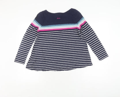 Womens UK Size 6 Joules Blue Basic T-Shirt