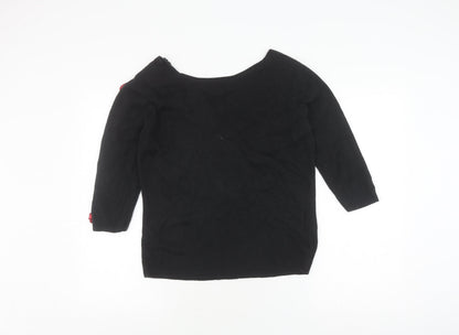 Womens UK Size 18 Kaleidoscope Black  Blouse