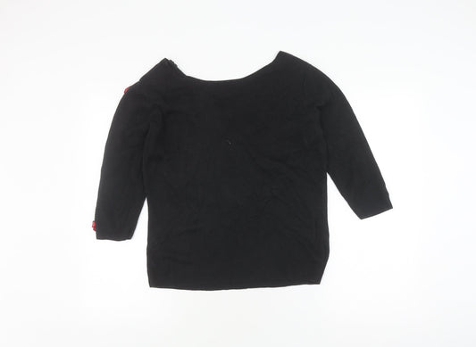 Womens UK Size 18 Kaleidoscope Black  Blouse