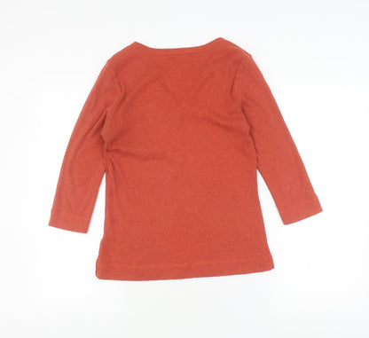 Womens UK Size 10 DASH Red Basic T-Shirt