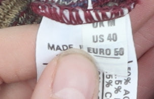 Pierre Sangan Men's Multicoloured V-Neck Jumper L