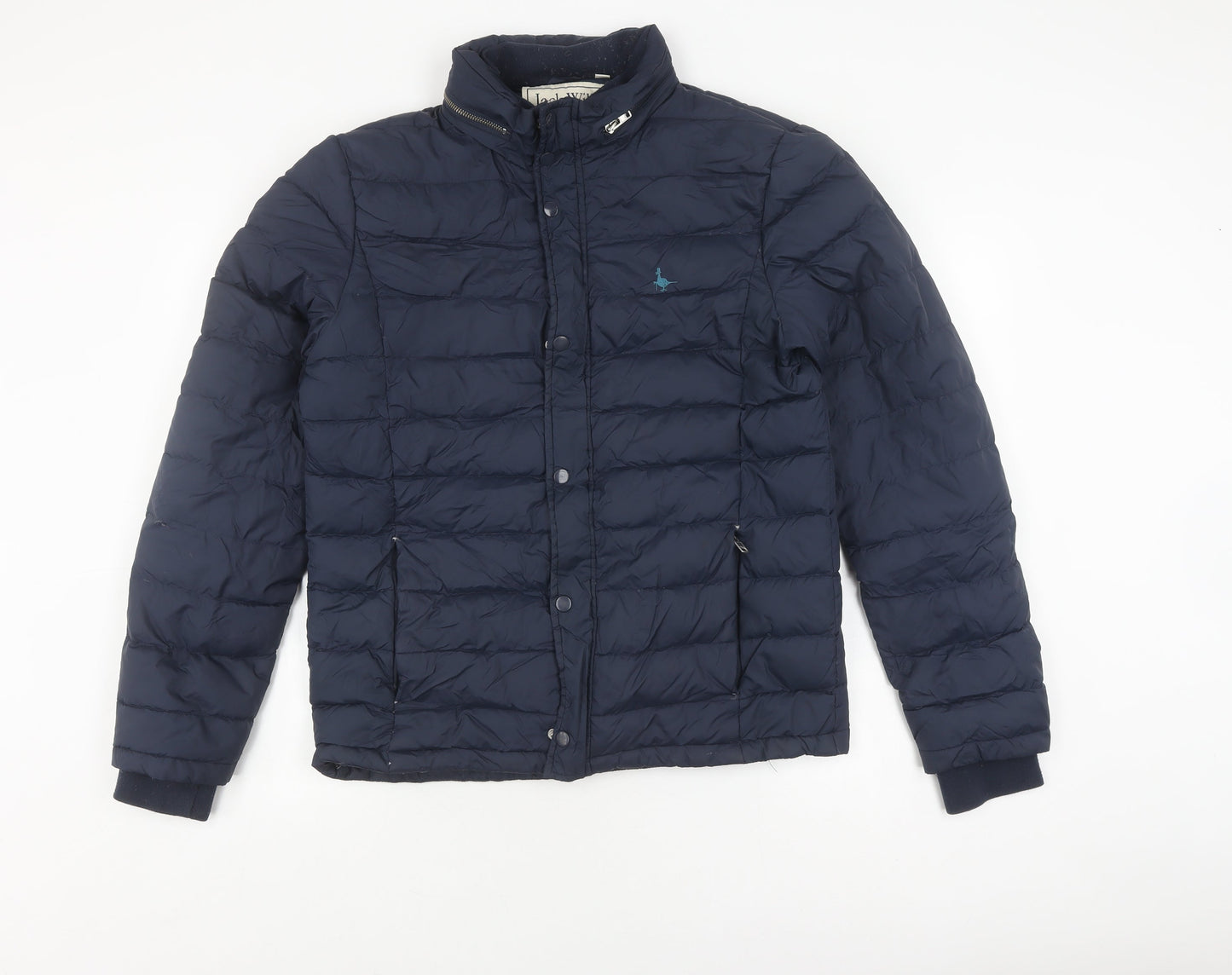 Unisex Adults UK Size M Jack Wills Blue Puffer Jacket