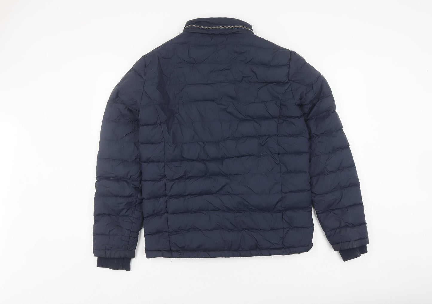 Unisex Adults UK Size M Jack Wills Blue Puffer Jacket