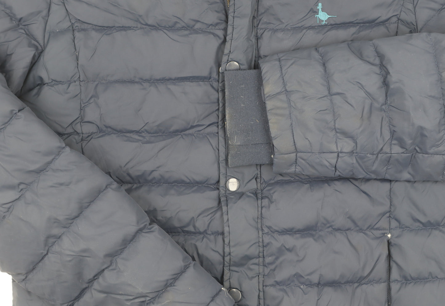 Unisex Adults UK Size M Jack Wills Blue Puffer Jacket