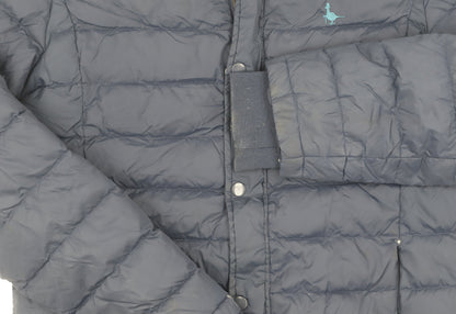 Unisex Adults UK Size M Jack Wills Blue Puffer Jacket