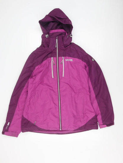 Womens UK Size 16 Regatta Purple Rain Coat