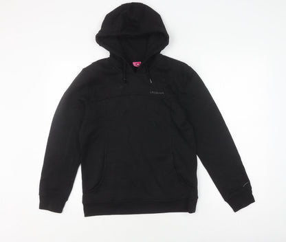 Womens UK Size 8 LA Gear Black Pullover Hoodie