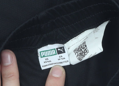 Puma Boys Black Athletic Shorts XS