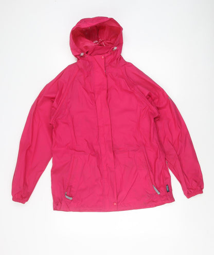 Regatta Women's Pink Waterproof Rain Coat Jacket Size 12