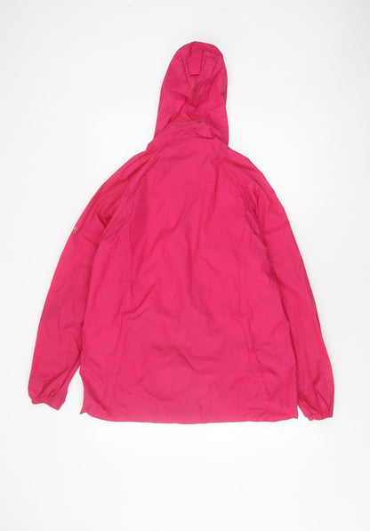 Regatta Women's Pink Waterproof Rain Coat Jacket Size 12