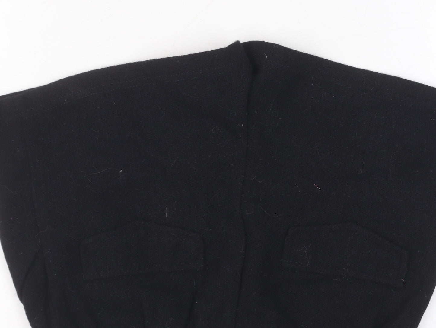 Next Girls Black Casual Shorts 9 Years with Pleated Front