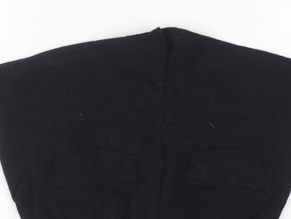 Next Girls Black Casual Shorts 9 Years with Pleated Front