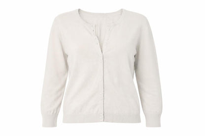 Womens UK Size 14 Thought Beige Cardigan Jumper