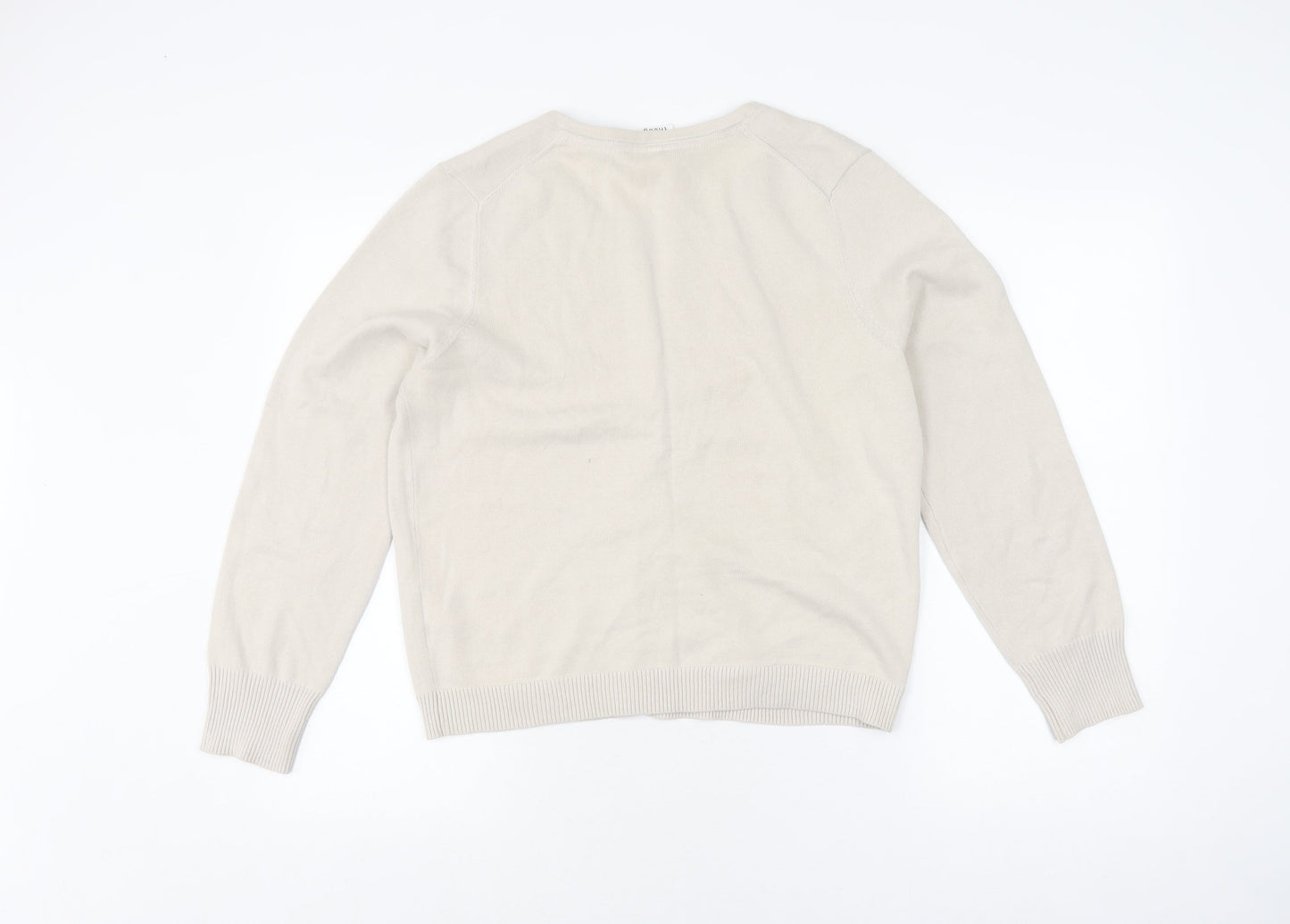 Womens UK Size 14 Thought Beige Cardigan Jumper