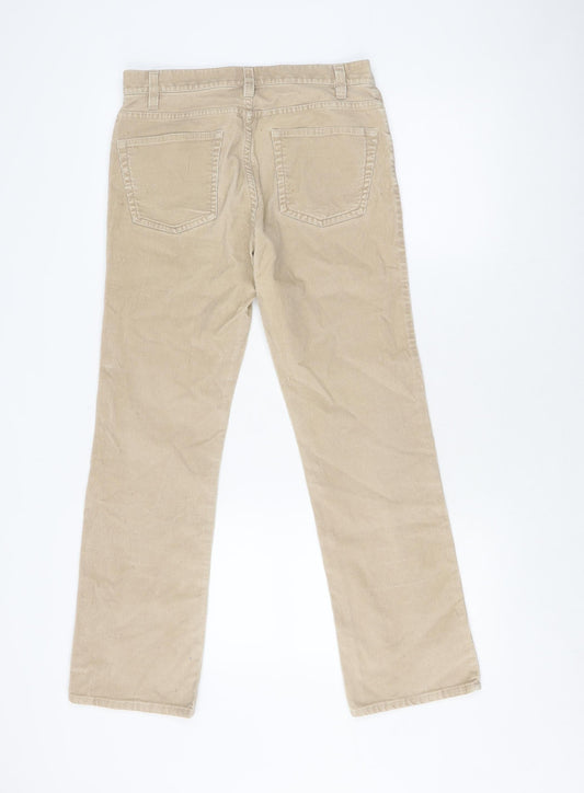 Womens UK Size 4 Gap Regular Fit  Beige Trousers