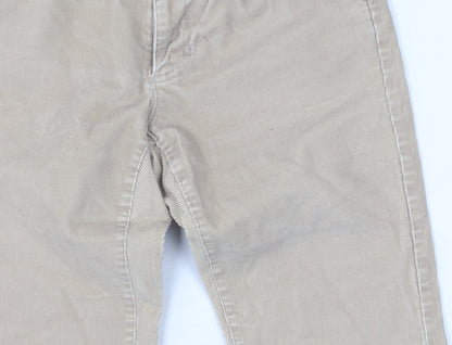 Womens UK Size 4 Gap Regular Fit  Beige Trousers