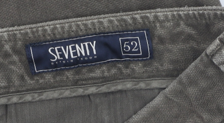 SEVENTY Men's Grey Chino Trousers Size 52