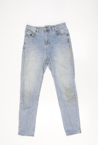 Miss Selfridge Women's Blue Regular Fit Jeans Size 10