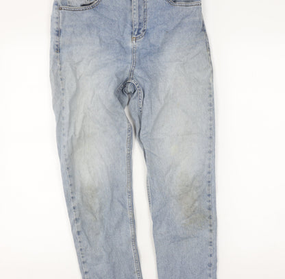 Miss Selfridge Women's Blue Regular Fit Jeans Size 10