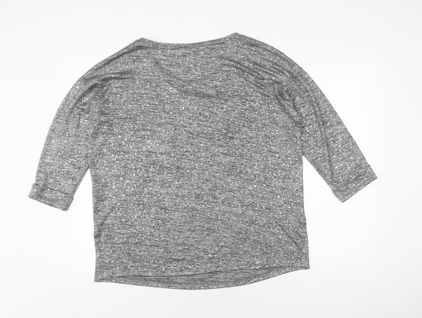 Womens UK Size M Wallis Grey Basic Blouse