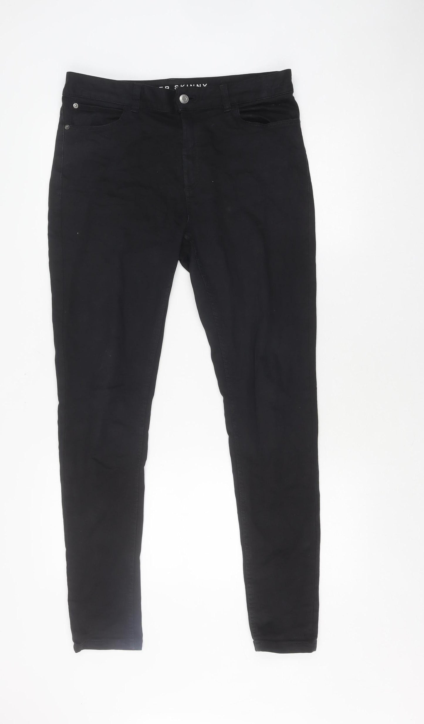 Womens UK Size 12 Marks and Spencer Regular Fit Skinny Black Jeans