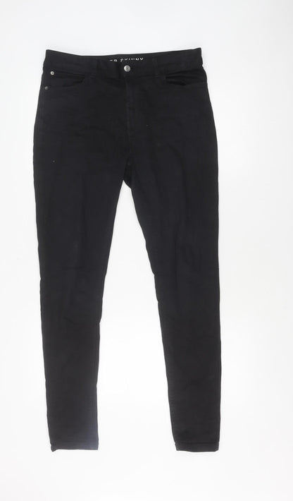 Womens UK Size 12 Marks and Spencer Regular Fit Skinny Black Jeans