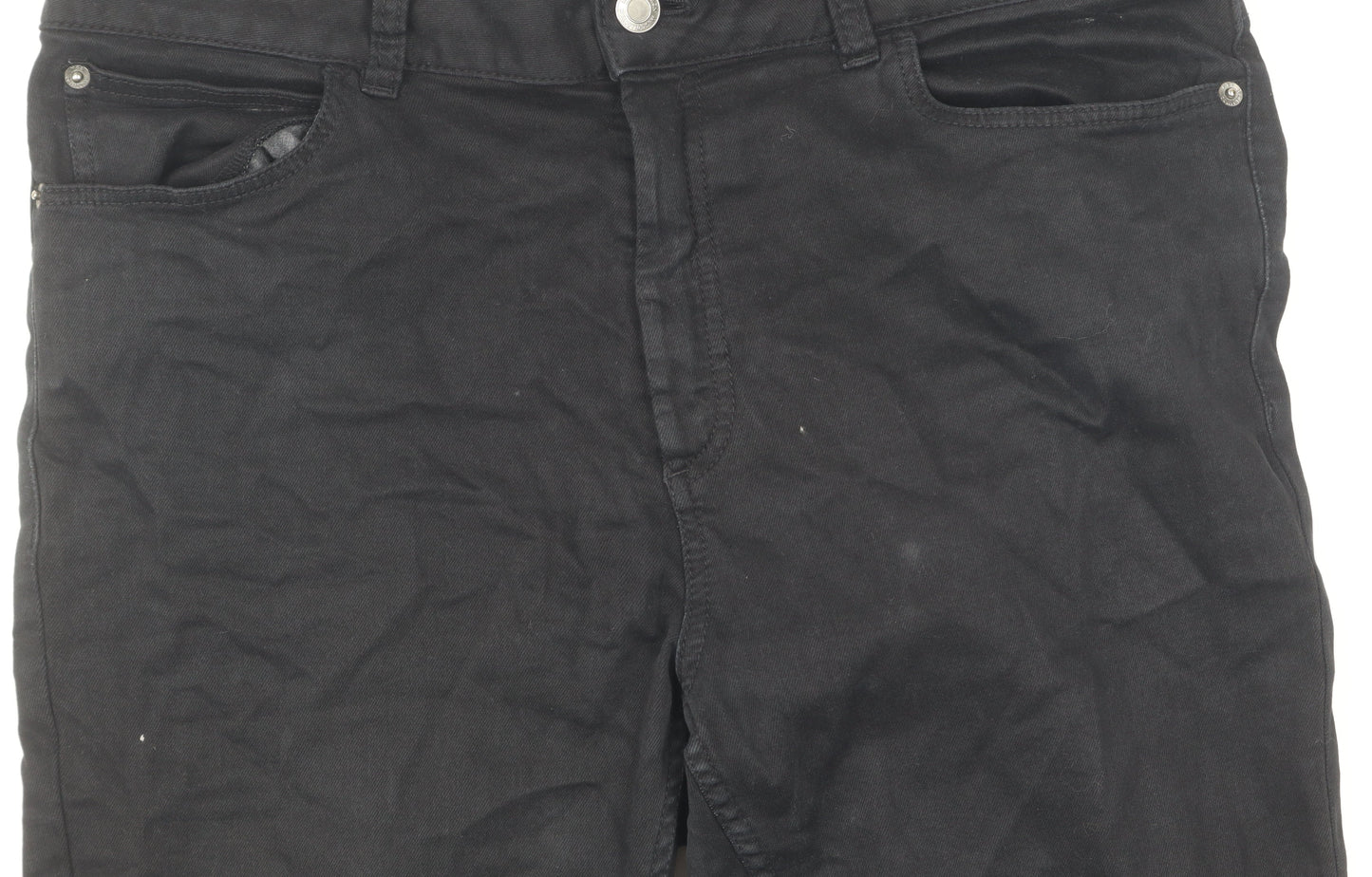 Womens UK Size 12 Marks and Spencer Regular Fit Skinny Black Jeans