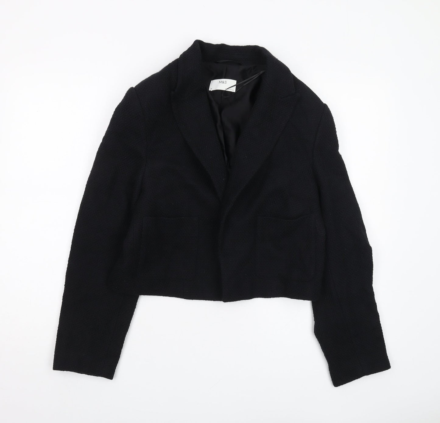 Marks and Spencer Women's Black Blazer Size 14