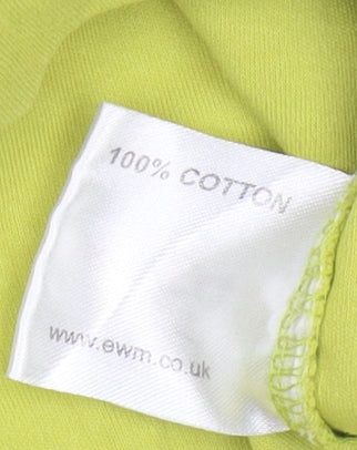 Isle Women's Green Cotton Tank Top L, Sleeveless Basic