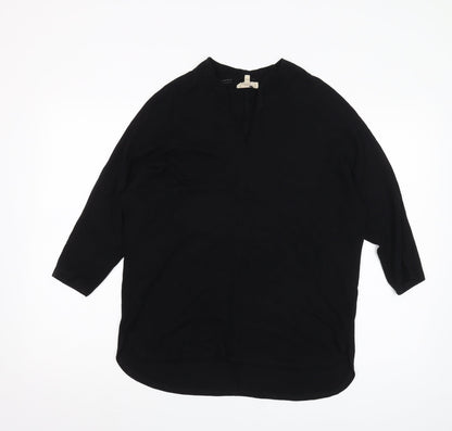 Womens UK Size S Phase Eight Black Basic Tunic