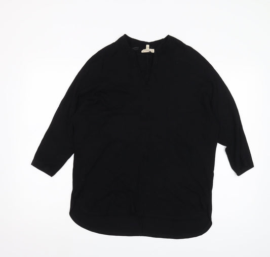 Womens UK Size S Phase Eight Black Basic Tunic
