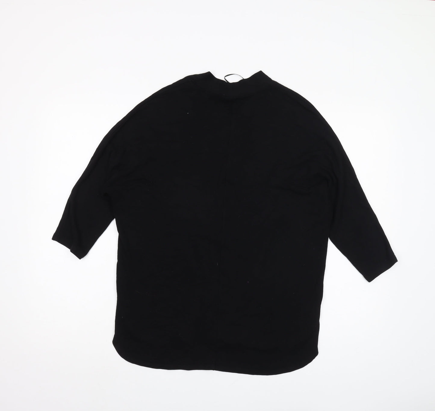 Womens UK Size S Phase Eight Black Basic Tunic