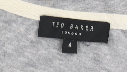 Ted Baker Men's Grey Crew Neck Short Sleeve T-Shirt L