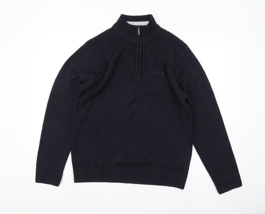 Pierre Cardin Men's Black Pullover Jumper Size L