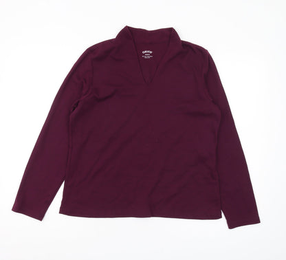 Orvis Women's Long Sleeve Top, Size M, Elegant Plum