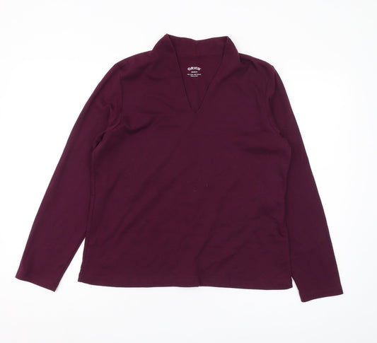 Orvis Women's Long Sleeve Top, Size M, Elegant Plum