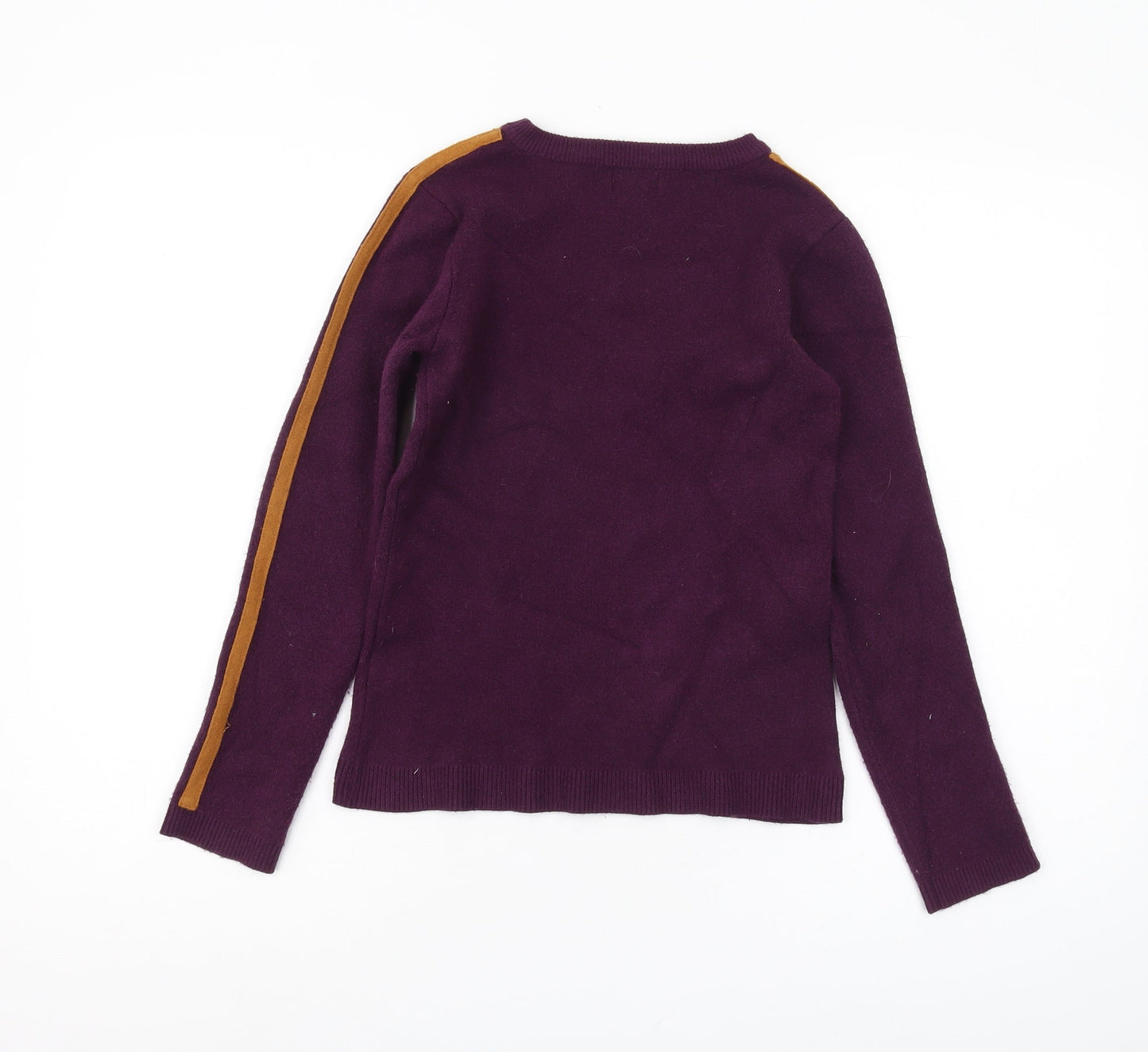 River Island Girls Purple Pullover Jumper 9-10 Years