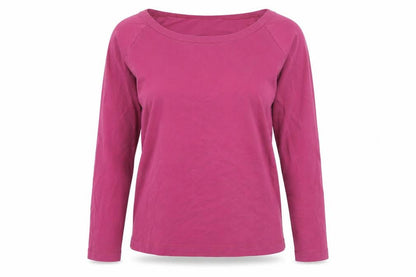 Womens UK Size 10 Lands' End Pink Basic T-Shirt
