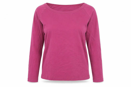 Womens UK Size 10 Lands' End Pink Basic T-Shirt